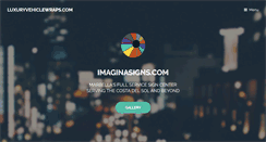 Desktop Screenshot of imaginasigns.com