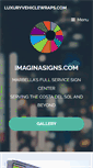 Mobile Screenshot of imaginasigns.com